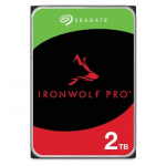 SEAGATE Ironwolf PRO Enterprise NAS HDD 2TB 7200rpm 6Gb/s SATA 256MB cache 8.9cm 3.5inch 24x7 for NAS RAID Rackmount systems BLK