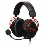HyperX Cloud Alpha žaidimų ausis uždengiančios ausinės su i&scaron;traukiamu mikrofonu | Suderinamumas: PC, PS4, XBOX ONE ir kitos platformos su 3.5mm jungtimi (HX-HSCA-RD/EM)