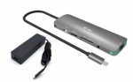 I-TEC USB C Metal Nano Dock 1xHDMI 4K 1xSD + 1xmicroSD Kartenleser 1xGLAN 1xAudio 3x USB 3.0 Port 1x USB-C PD + Charger 100W