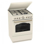 Gorenje Cooker | GKS6C71CLI | Hob type Gas | Oven type Electric | Gold | Width 60 cm | Depth 60 cm | 71 L
