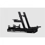 Next Level Racing | Aluminum; Carbon Steel | Racing Simulator Cockpit | GTElite Wheel Plate Edition | Black