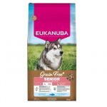 EUKANUBA Grain Free Senior Large Ocean Fish - sausas maistas &scaron;unims - 12kg