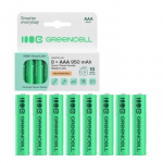 Rechargable batteries 8xAAA HR03 950mAh