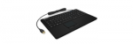 IcyBox KeySonic mini keyboard waterproof, touchpad, USB, industrial IP68, Black