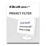 QOLTEC Privatizing filter RODO 23,6 inch 16:9