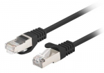 LANBERG Patchcord Cat.6 FTP 0.25m black 10-pack