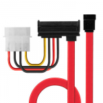Kabelis - LINDY SATA Duomenų ir Maitinimo Kabelis 0.5m 6Gbps