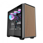 Kompiuterio korpusas - darkFlash DS900WD Midi Tower, 4 ARGB ventiliatoriai, grūdintas stiklas, juoda