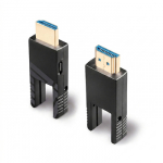 HDMI Laidas - Lindy 38547 60 m Hibridinis Skaidulinis Optinis Micro-HDMI 2.1 Laidas, Juodas