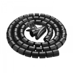 Cable organizer cover tube 5m black