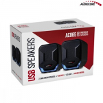 Audiocore AC 865 B Stereo Speaker with 6W lighting