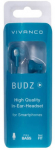 Vivanco headset Budz, blue (38927)