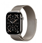 Watch Series 11&nbsp;GPS + Cellular 46mm&nbsp;Natural Titanium Case with Natural Milanese Loop