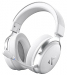 MCHOSE V9 Pro belaidės ausinės | 2.4G, BT, TYPE-C | Icy White