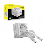 CORSAIR RMe White Series 3rd Gen RM1000e ThermalProtect White 1000 Watt ATX 3.1 PCIe 5.1 Cybenetics Fully Modular Power