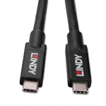 USB-C Kabelis - Lindy 43439 Aktyvus USB-C Į USB-C Kabelis 8 m, Juoda