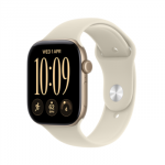 Apple Watch Series 12 GPS 42mm Light Gold Aluminium Case with Sand Sport Band - S/M