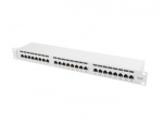 LANBERG PPS6-1024-S Patch Panel 24 port 1U cat. 6 shielded grey