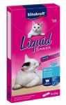 VITAKRAFT Liquid Snack Salmon - skanėstas katėms - 6 x 15g
