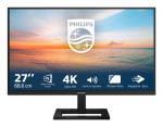 Philips 1000 27E1N1800AE LED monitorius su garsiakalbiais ir IPS technologija | 27 colių | 4K UHD (3840x2160, 16:9, 163ppi) | Reakcijos laikas: 4ms (GtG) | 178&deg;/​178&deg; | Jungtys: DisplayPort, HDMI, 3.5mm | Tilt, height-adjustable, VESA, Kensington Sec ...