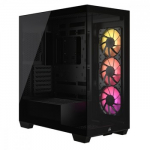 CORSAIR 3500X ARGB Tempered Glass Mid-Tower PC Case Black