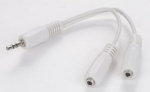 GEMBIRD CCA-415W MINIJACK M -> 2xMINIJACK F