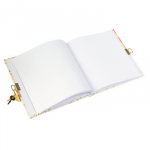 Užra&scaron;ų knygutė GOLDBUCH 44419 Resting sun su spynele| 17x17| 96 psl|balti lapai