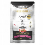 BIOFEED Euphoria Fresh Junior Turkey with rabbit XS/S - sausas maistas &scaron;unims - 500g
