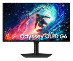 Samsung Odyssey OLED G6 G61SH | 27 " | OLED | QHD | 16:9 | 240 Hz | 0.03 ms | 2560 x 1440 pixels | 200 cd/m&sup2; | HDMI ports quantity 1 | Black