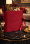 Albumas GED DBCSS20 VELVET RUBY 25x25/40psl | kreminiai lapai | kampučiai/lipdukai | knyginio ri&scaron;imo