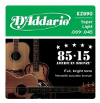 D'Addario EZ890 - akustinės gitaros stygos (09-45)