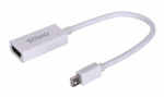 Savio CL-57 vaizdo kabelio adapteris 0,2 m Mini DisplayPort HDMI A tipo (standartinis) Balta