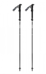 Gabel Hybrid Carbon Sulankstomos lazdos trekingui, bėgimui taku, 105-125 cm, Juodos