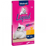 VITAKRAFT Liquid Snack Chicken - skanėstas katėms - 6 x 15g