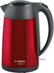 Bosch TWK3P424 elektrinis virdulys 1,7 L 2400 W Pilka, Raudona