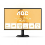 AOC 27B31H 120Hz LED monitorius su IPS technologija | 27 colių | FULL HD (1920x1080, 16:9, 82ppi) | Reakcijos laikas: 1ms (MPRT) | 178&deg;/​178&deg; | Jungtys: HDMI, VGA, 3.5mm | Tilt, VESA, Kensington Security