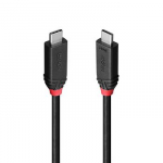 CABLE USB4 240W TYPE C 0.5M/BLACK LINE 37000 LINDY