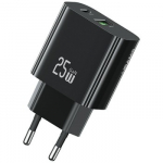 Charger 25W 1xUSB-C 1xUSB-A Fast Charging