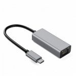 Adapter aluminiowy RJ45 do USB Typ-C 10/100/1000 Mb/s