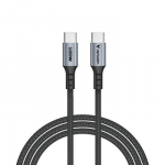 Verbatim 31846 Sync and Charge Kabelis USB-C į USB-C 100W 480Mbps 120cm, Pilka/Juoda