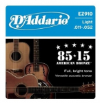 D'Addario EZ910 - akustinės gitaros stygos (11&ndash;52)
