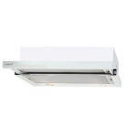 CATA | Hood | TF 2003 600 GWH | Telescopic | Energy efficiency class C | Width 60 cm | 390 m&sup3;/h | Mechanical control | LED | White Glass
