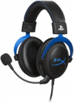 HyperX Cloud Wired Gaming Headset Head-band Black/Blue | Compatible with PS5, PS4