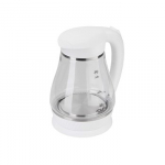 Adler AD 1274 B elektrinis virdulys 1,7 l, baltas, skaidrus 2200 W