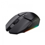 Trust GXT 110 Felox Black Wireless rechargeable gaming mouse with multicolour LED lighting