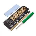 Savio AK-41 i&scaron;plėtimo kortelė, M.2 NVMe M-Key PCI-E adapteris
