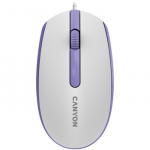 CANYON mouse M-10 Wired White Lavender