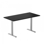 Reguliuojamo auk&scaron;čio stalas Up Up Bjorn Pilkas, Stalvir&scaron;is M Juodas