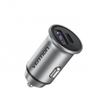 MOBILE CHARGER CAR USB/2P GRAY FFBH0 VENTION