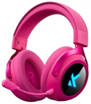 MCHOSE X9 belaidės ausinės | 2.4G, BT, TYPE-C | Rose Red